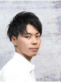 爽やかツーブロックアップバング