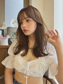 ブリンク(blink) くすみベージュレイヤーミディ＊