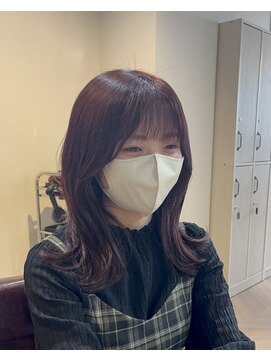 ラボヌールヘアーリアン 川越店(La Bonheur hair Lien) 【Lien 風呂田】韓国風くびれミディアム♪