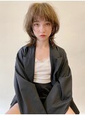 ウルフカット レイヤーカット 顔まわりレイヤー 前髪あり 恵比寿