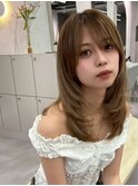 レイヤーカット/ハッシュカット/ミルクティーベージュ/髪質改善3