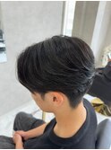 スパイキーショートパーマツイストスパイラルパーマビジネスヘア