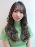 《Agu hair》グレージュロング×numberA.トリートメントオイル