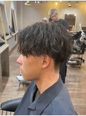 ツイストスパイラル×センターパート