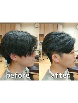 カズ 中津店(KAZU) 茨木市 毛流れパーマ ニュアンスパーマ