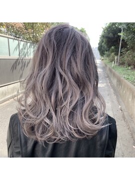 ノーム 横浜(NORM) トリプルカラー ケアブリーチ パープルグレージュ