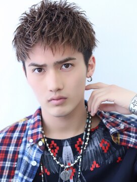 ワイルドツーブロックショート刈り上げ