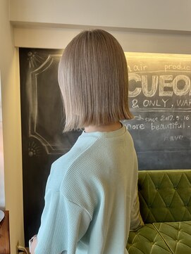 ヘア プロデュース キュオン(hair produce CUEON.) ハイトーンボブ