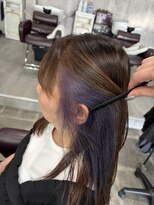 ラルートバイルレーヴ 大井川店(La route by Le reve)&nbsp;イヤリングカラー[大井川/焼津/髪質改善/縮毛矯正/メンズ]