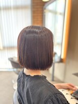 クレイン バイ パプスドコワフュール 宝塚中山寺(Crane by Pap'sde coiffeur)&nbsp;ブラウン艶ボブ♪