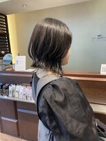 エルサフィロ ヨドヤバシ(el zafiro yodoyabashi) グレージュカラー レイヤーボブ