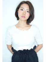 ラウンジ モリオ イケブクロ(Lounge MORIO Ikebukuro) 【morio池袋】かき上げバングリラックスくびれボブ