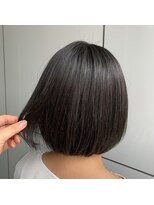 アンソルヘアードレシア 南越谷店(N'SOL hair dressia) カーキ★ボブ