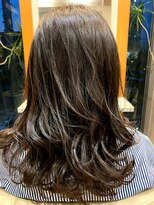 ベニヤボンドストリート(Beniya BOND STREET) 大人ガーリー×ダークラベンダーアッシュ×パーマ×セミロング