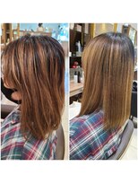 アッシュ 都立大学店(Ash)&nbsp;ブリーチ縮毛矯正