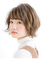 タヤ シァル鶴見店(TAYA)&nbsp;顔まわり似合わせゆるふわモテ髪 ひし形 ミディ