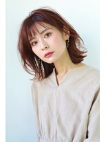 エクリフルール(equri fleur)&nbsp;【イルミナカラー】ラベンダーピンク×レイヤーカット