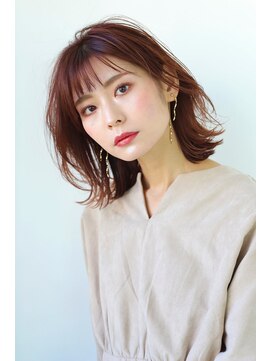 エクリフルール(equri fleur) 【イルミナカラー】ラベンダーピンク×レイヤーカット