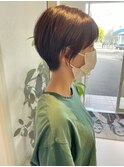 サイドバング×定番ショート