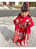七五三3歳女の子♪2.