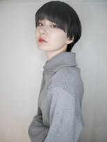 シュシュ(shushu)&nbsp;黒髪マッシュウルフ/顔まわりカット【有海一生】ノンジアミン