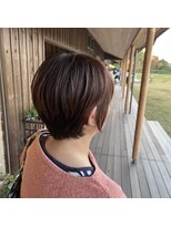 ログ(Log)&nbsp;白髪ぼかしハイライト、大人ショート