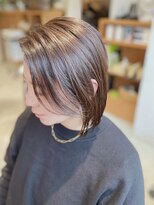 パライソ 南公園店(PARAISO)&nbsp;#veganカラー / #切りっぱなしボブ / #顔まわりレイヤー