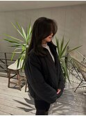 海外ミディアムレイヤーグレージュカラー：Kazuma  Osumi