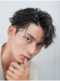 ツイストパーマツイストスパイラルパーマツーブロック刈り上げ