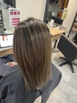 ラフ 難波店(LAFF)&nbsp;#セミディ#シアーカラー#ショートヘア#姫カット#ダークアッシュ