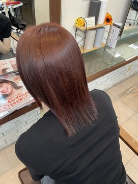 ヘア ルミナス バイ フォルテ(HAIR LUMINAS by FORTE) 大人可愛いピンクブラウンカラー