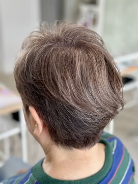 レヴィア(REVIA) レディース白髪ぼかしグレージュ