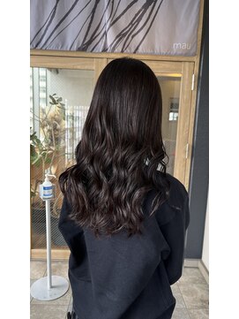 マウ(mau) ロング ナチュラルブラウン