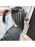 コントラストハイライト×ホワイトカラー