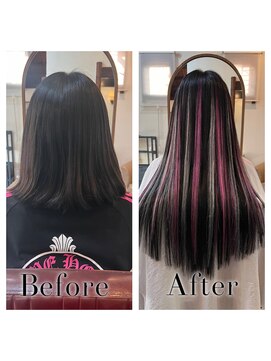 美粧院 ハイライト/ピンクホワイト/シール