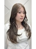 ブリーチカラーレイヤースタイル