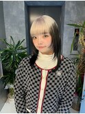 レイヤーカットナチュラルハイトーンデザインカラー[立川駅]