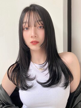 ニューヨークニューヨークマザーズ(NYNY Mothers) 黒髪レイヤー/ワンカール/艶髪/黒髪/ロング