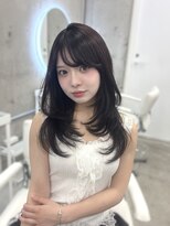 アイシー 表参道(ICY)&nbsp;ワンカールレイヤーカット/顔まわりカット/韓国ヘア/ワンホン