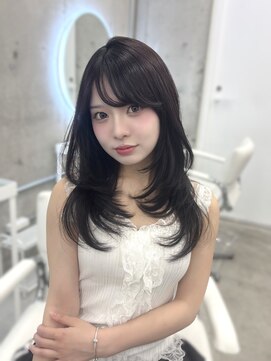 アイシー 表参道(ICY) ワンカールレイヤーカット/顔まわりカット/韓国ヘア/ワンホン