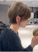 大人美人ショート/イメチェンヘアスタイル/ワイドバング 