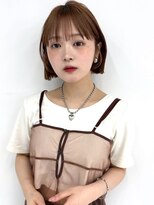 ヴェイン 渋谷(vain)&nbsp;ショートボブ 外ハネボブ 小顔カット 顔周りカット 韓国ヘア