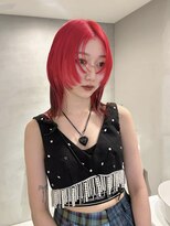 ペレ アネックス 大阪梅田茶屋町店(PELE ANNEX)&nbsp;くびれヘア/アプリコットオレンジ/夏のヘアアレンジ/梅田