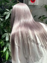 ソル ジングウマエ(SOL JINGUMAE) ハイトーンペールピンクミルクティーベージュ顔周りレイヤー韓国