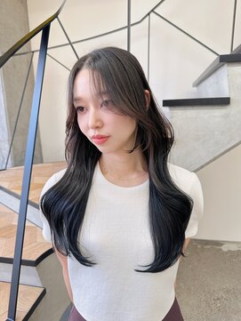 ミリ(mm) レイヤーカット オリーブベージュ カラー 韓国 髪質改善 仙台