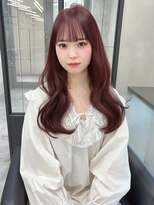 ザ パス 大名店(the path)&nbsp;ピンクブラウン/ピンクレッド/レイヤーカット/前髪カット