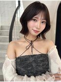 20代30代トレンドなレイヤーカットハッシュカットレイヤーボブ