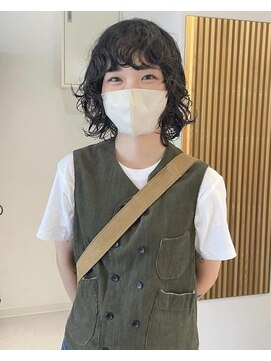 ミューズ バイ ケンジ(MUSE by KENJE) ミディアムパーマ/レイヤーパーマ/ボブパーマ