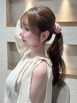 フォンズ(FONS) 縛っても可愛い顔まわり　前髪カット　顔まわりカット