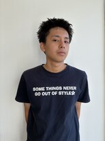 ハイ(HI)&nbsp;刈り上げないショート×ニュアンスパーマ